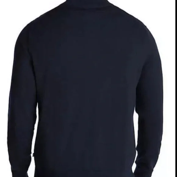 Nautica Mens Navy Blue Pullover Sweater L - Picture 2 of 7